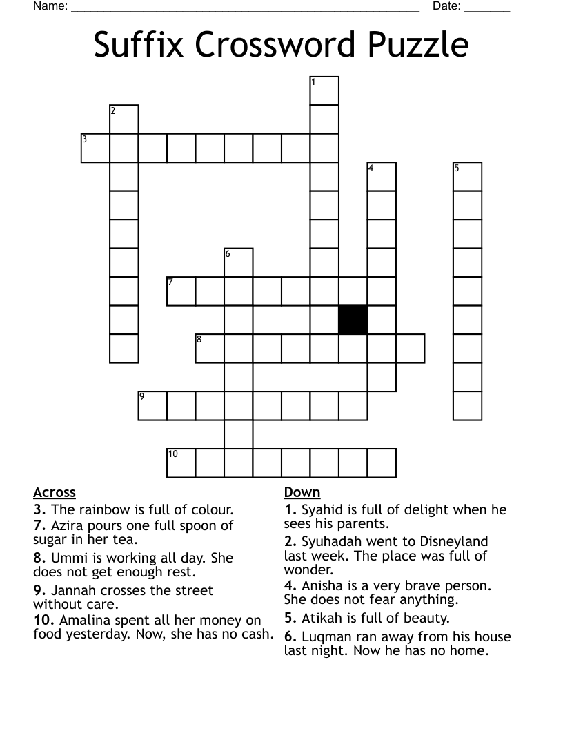 Suffix With Project Crossword Clue BAHIA HAHA