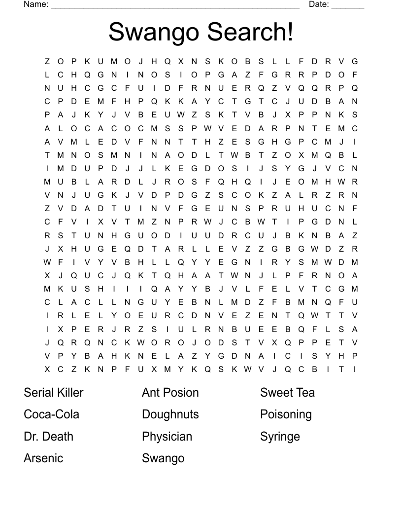Swango Search! Word Search