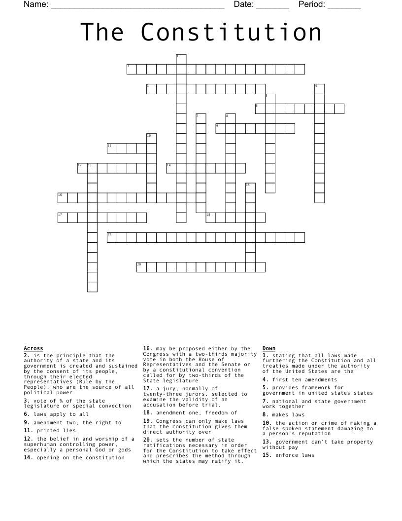 States With Authority Crossword The brave acaila