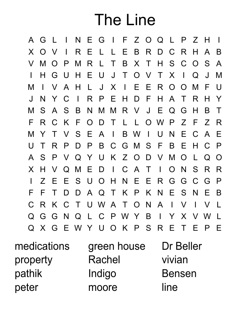 The Line Word Search