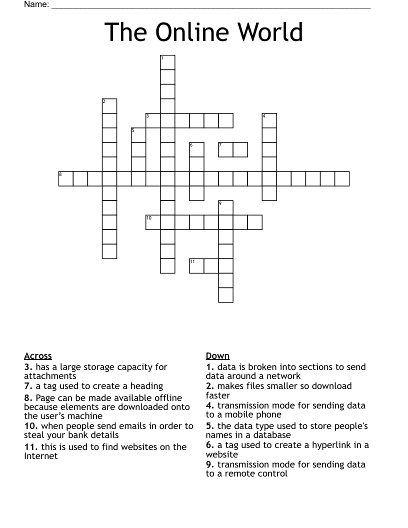 The Online World Crossword