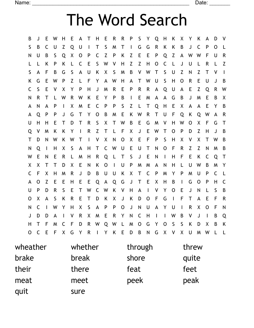 The Word Search