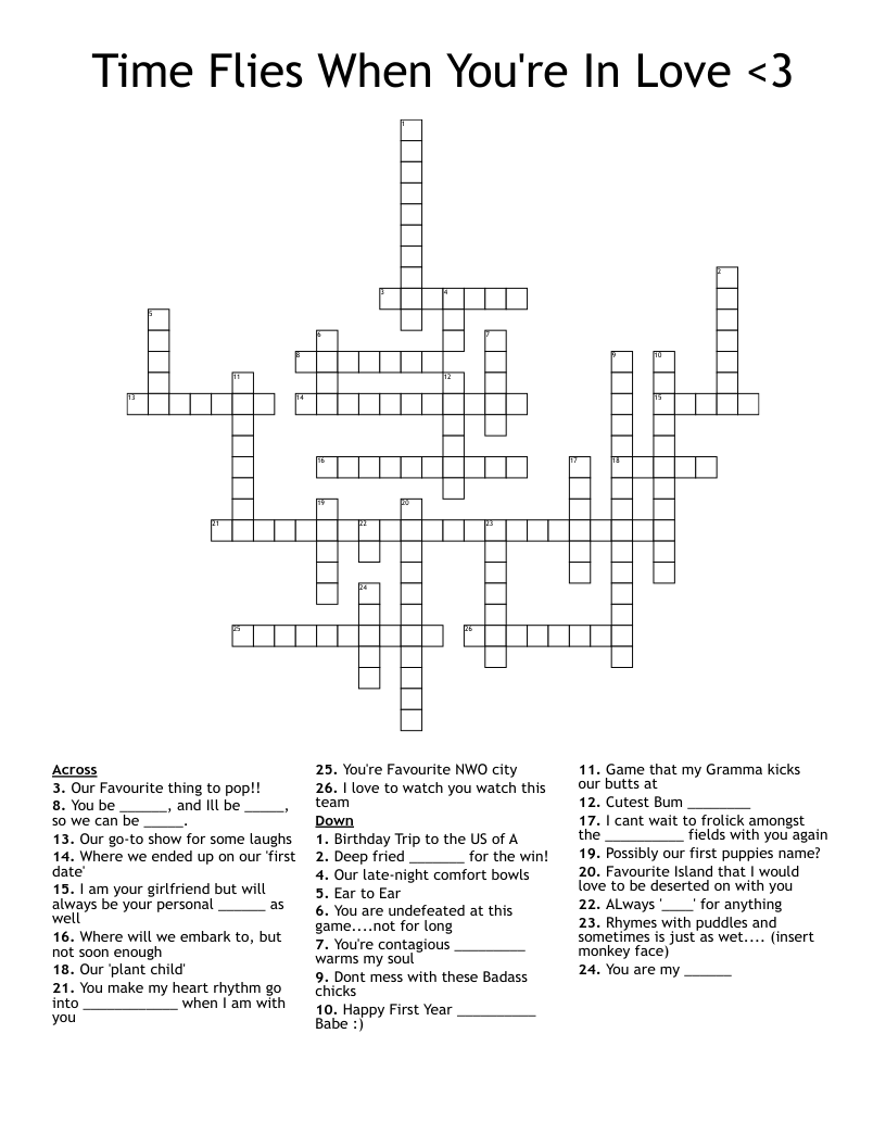 Time Flies When You're In Love