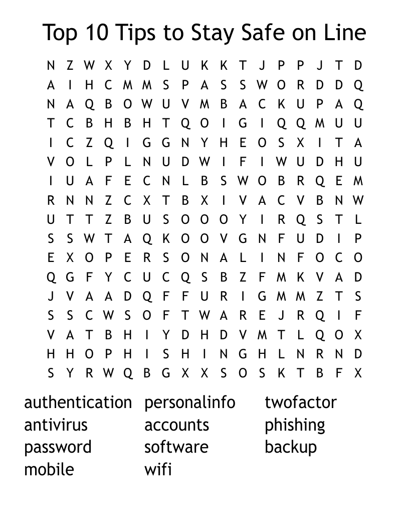 Top 10 Tips to Stay Safe on Line Word Search