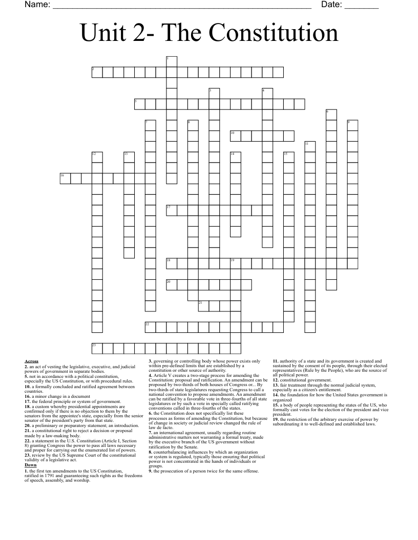 42 Interpreting The Constitution Worksheet Answers Worksheet Works