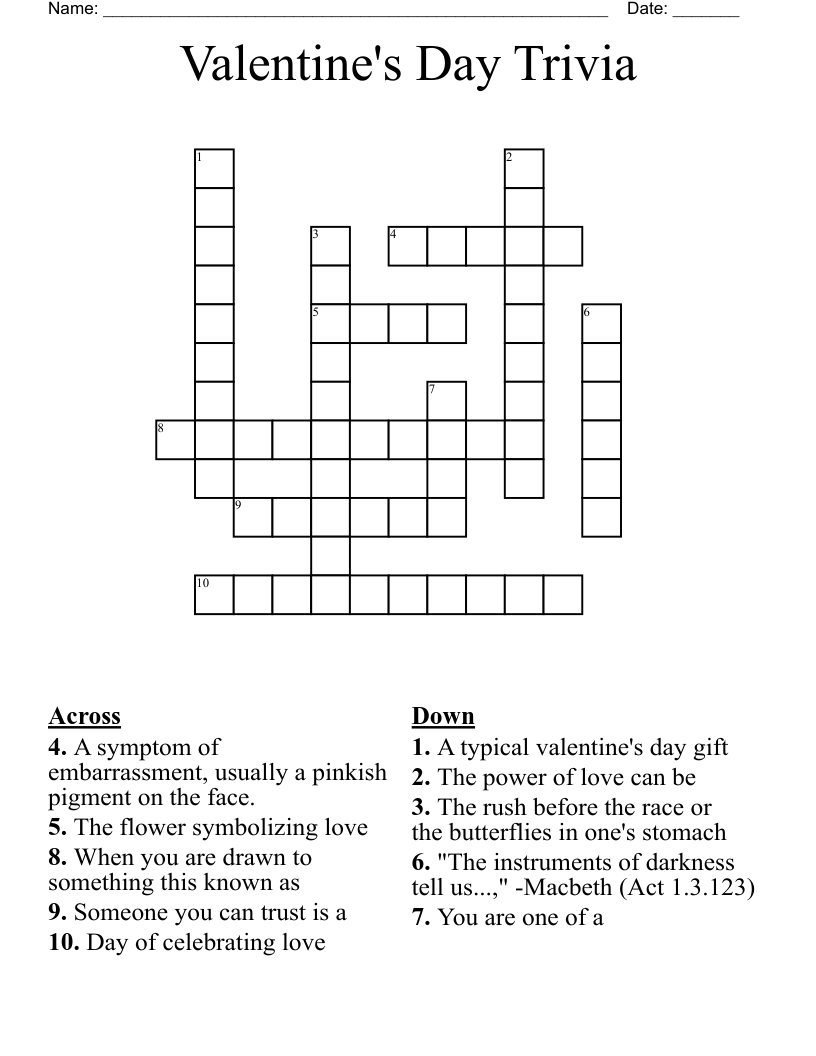 Valentine's Day Trivia