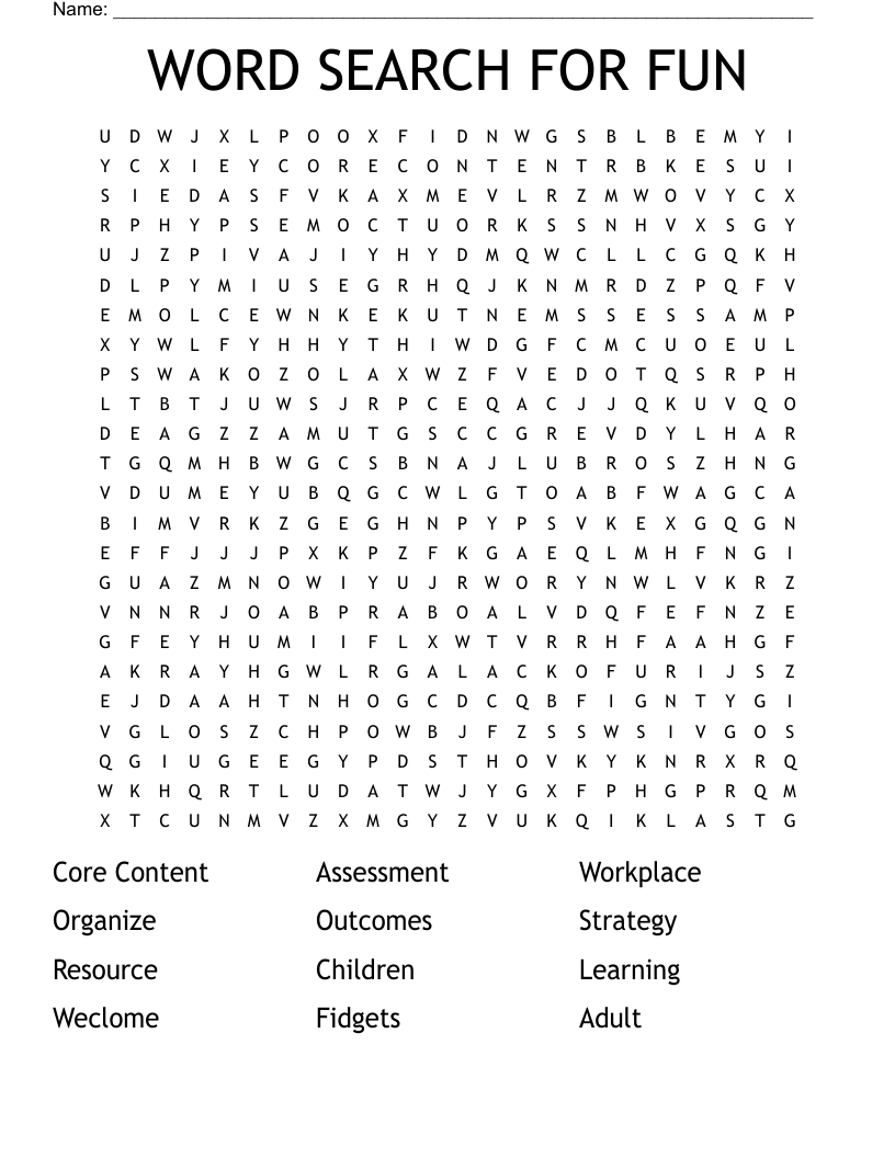 WORD SEARCH FOR FUN WordMint
