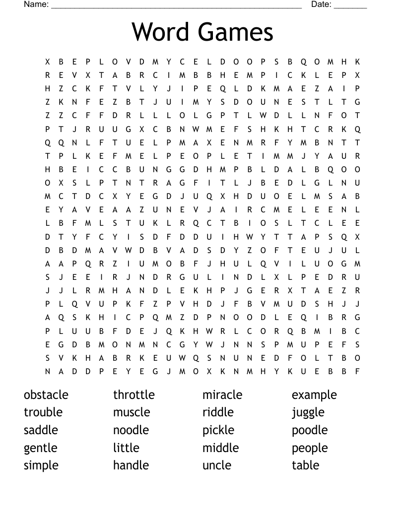  A Day s Work Word Search WordMint