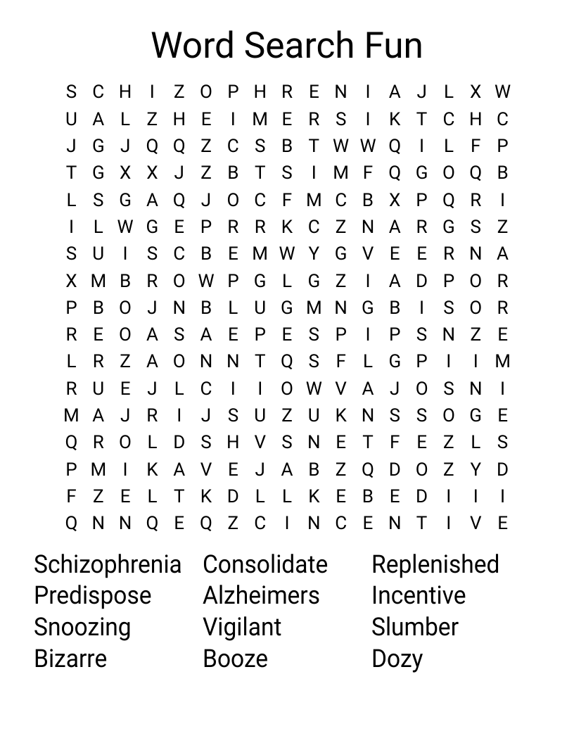 Word Search Fun