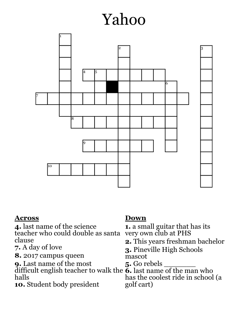 Yahoo Crossword WordMint