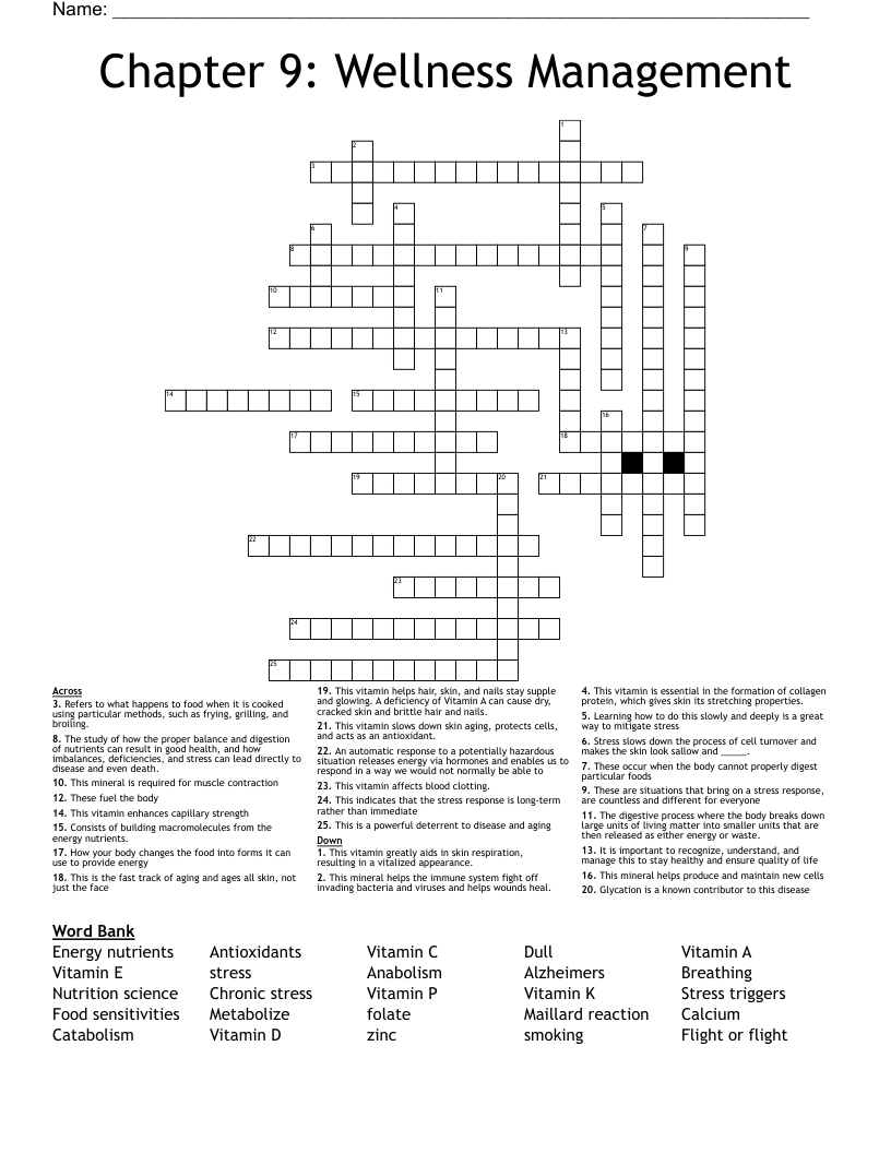  Chapter 9: Wellness Management