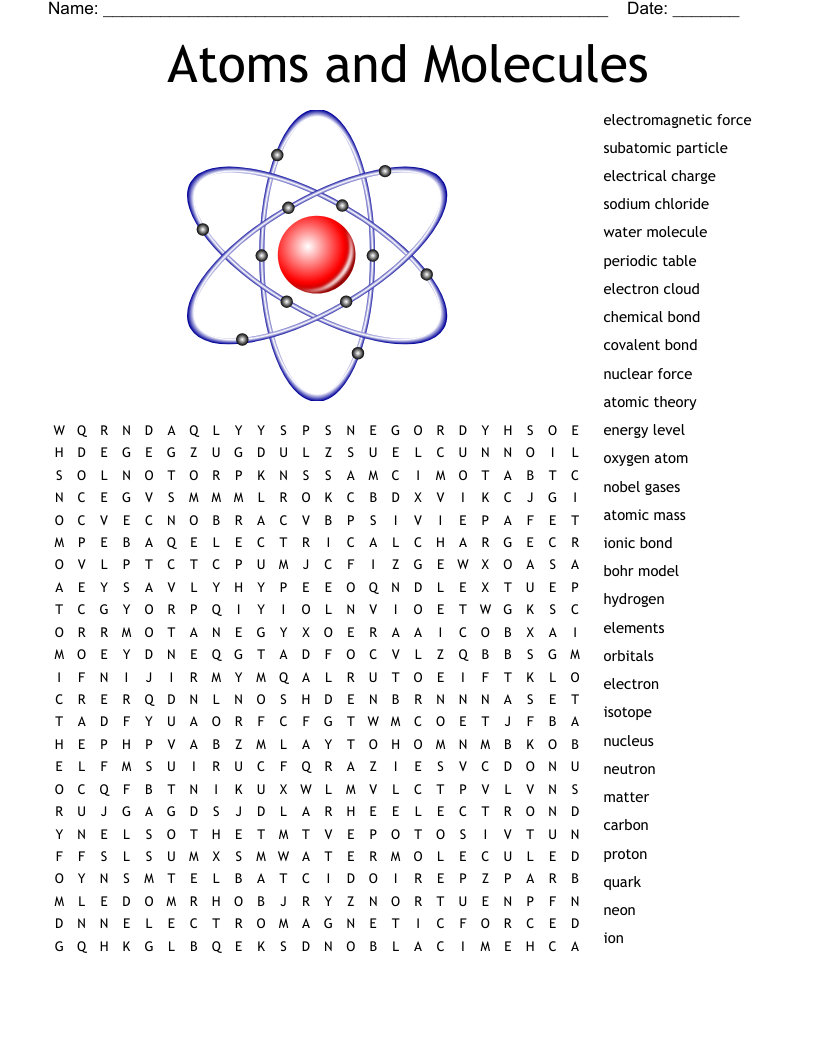 Atom Word Search By Jackson Nall WordMint