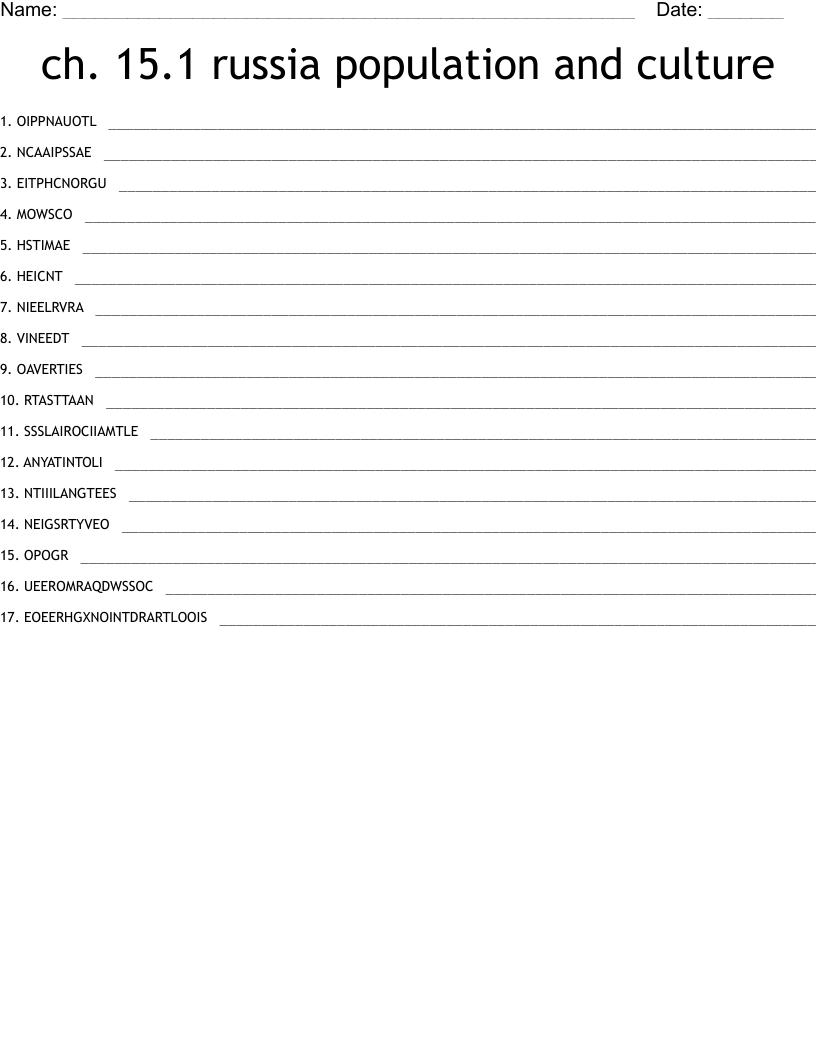 ch. 15.1 russia population and culture