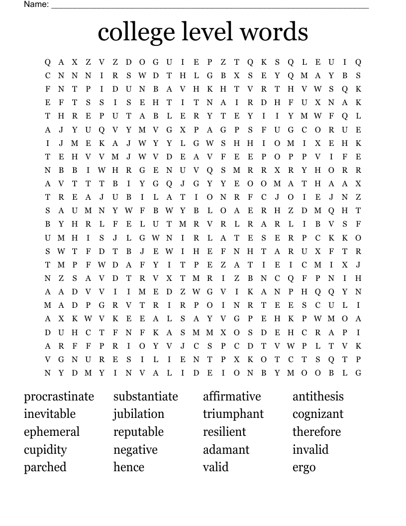 Wordsearch WordMint