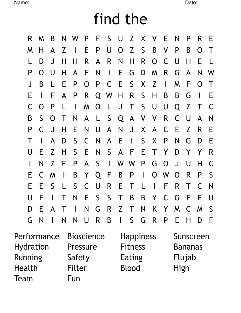 find the Word Search