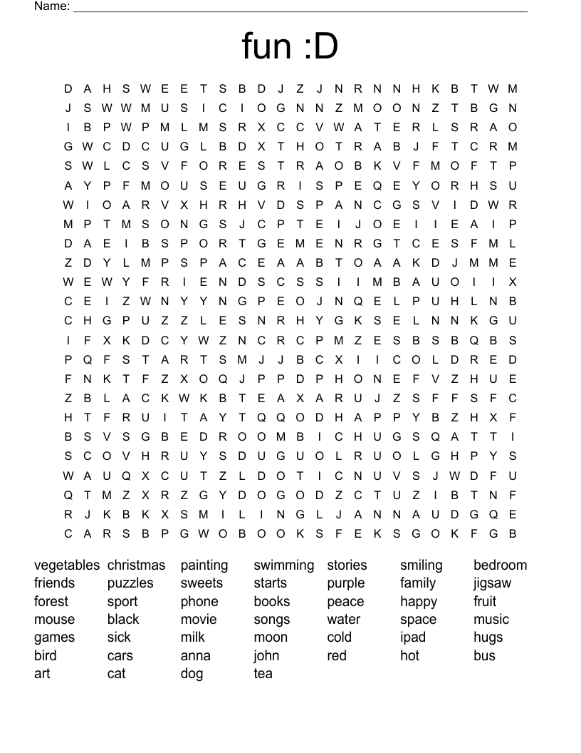 fun :D  Word Search