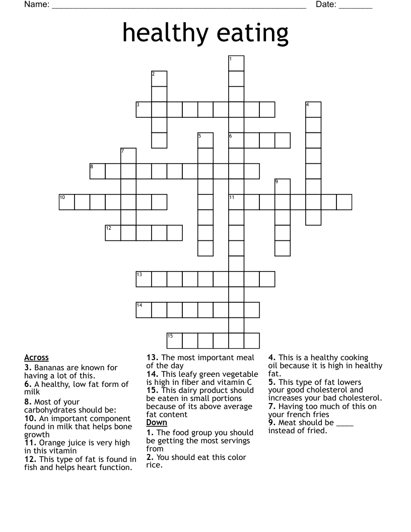 Diet That Is Recommended For Cholesterol Management Crossword Clue Allyblueberry