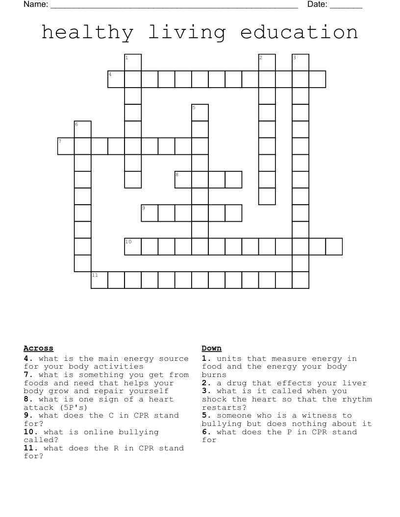 healthy living education