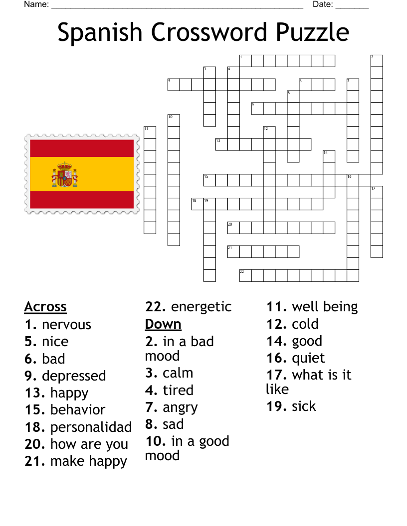 Spanish Ayes Crossword