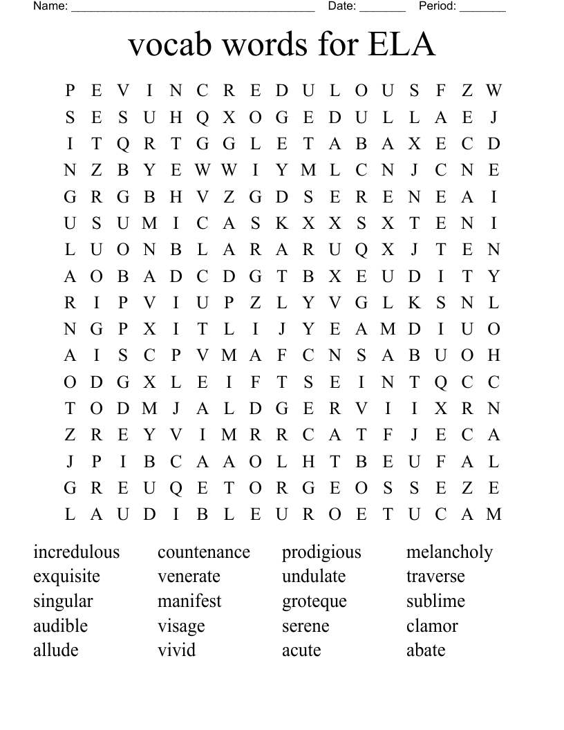 CE Lessons 10 12 Word Scramble WordMint